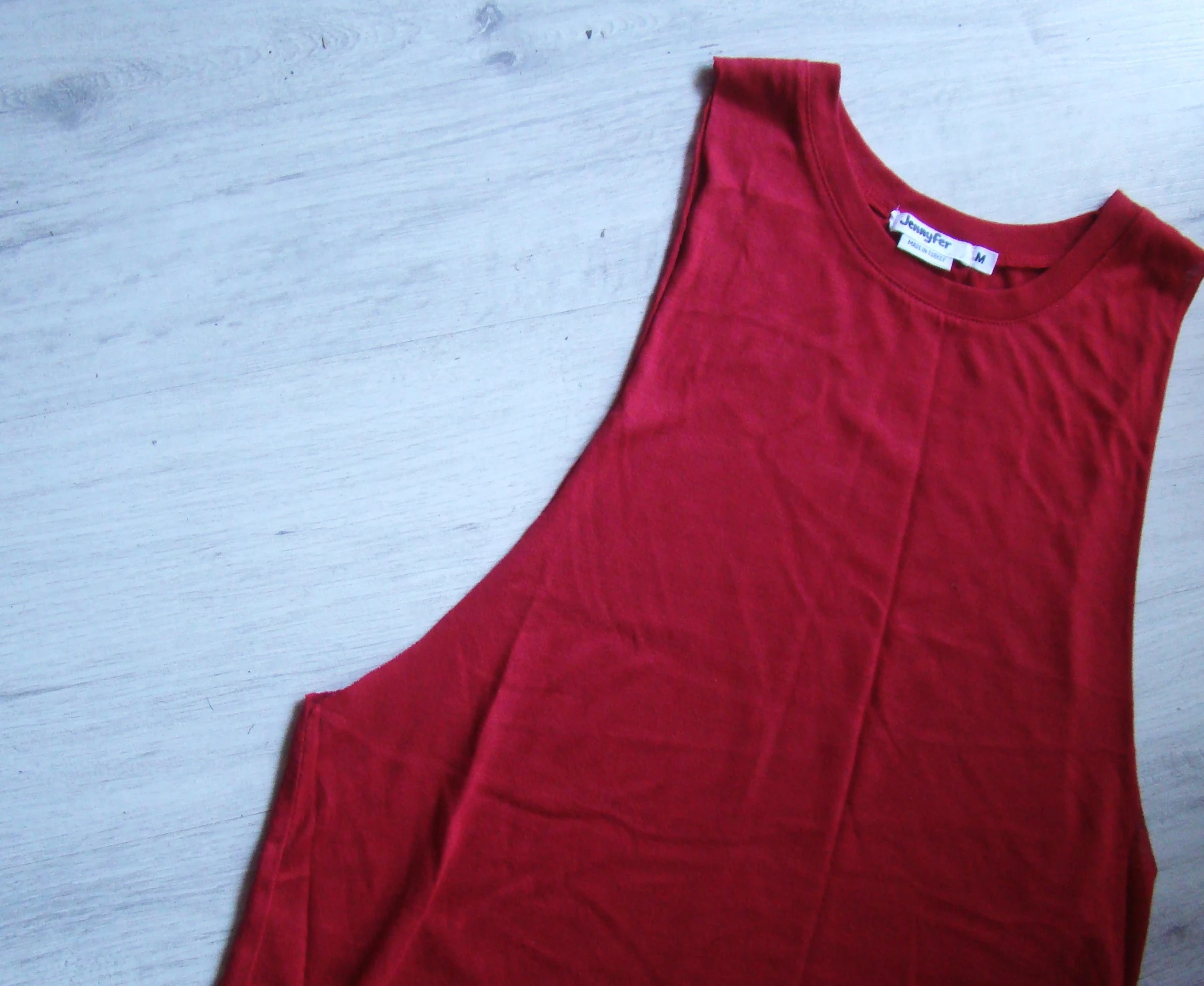 Blusa vermelha nova Jennyfer tamanho 38 sobre camiseta NOVA – photo 6